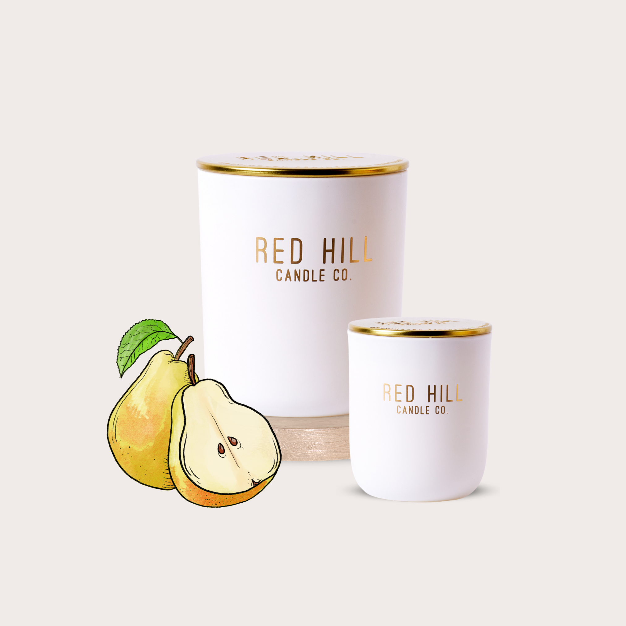 French Pear Soy Candle: Large